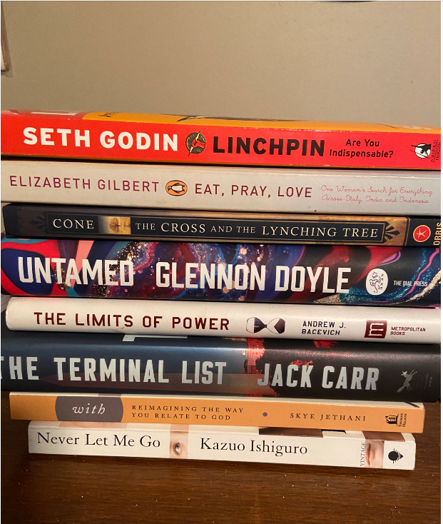 A stack of books I've read recently