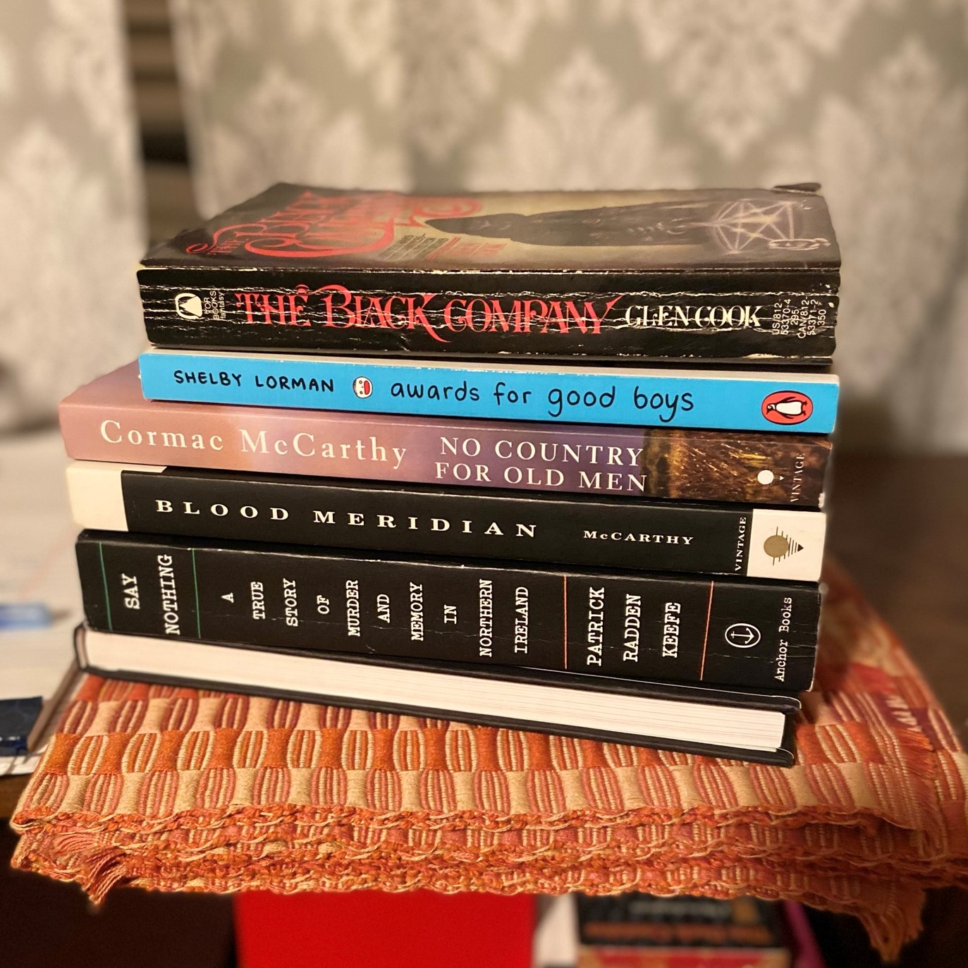 A stack of books I've read recently